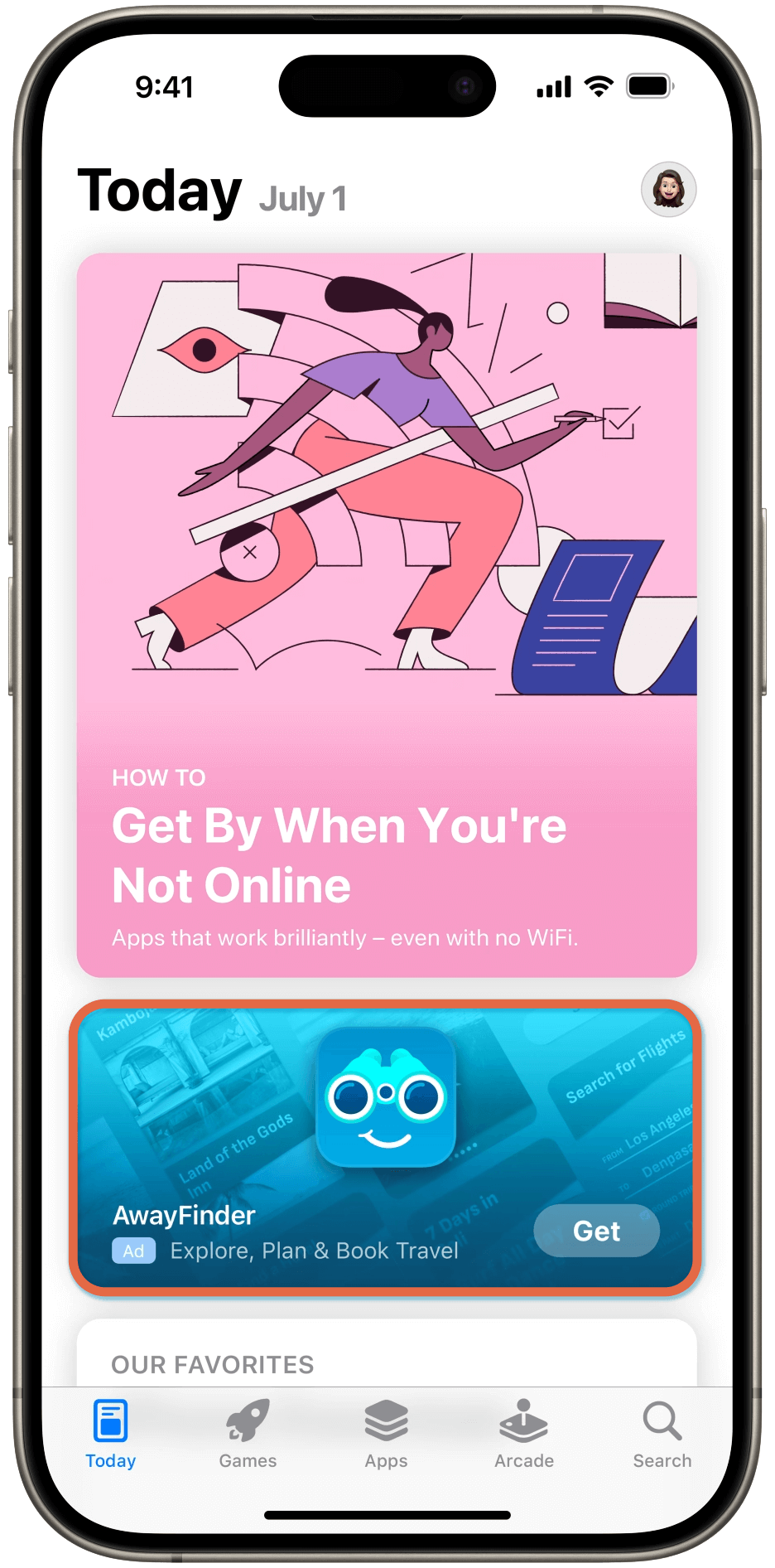 Apple Search Ads - Today Tab